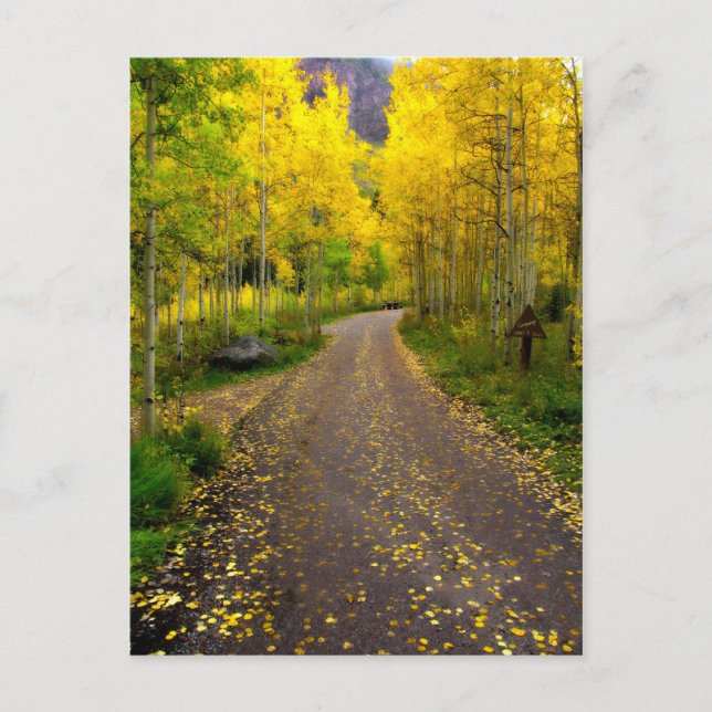 Postal Sueño de otoño (Anverso)