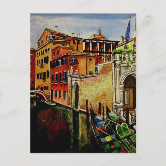 Postal Sueño de Venecia (Anverso)