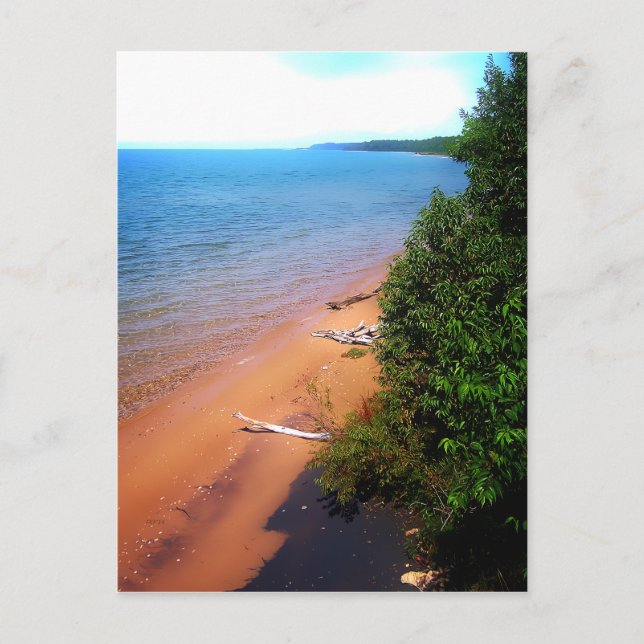 Postal Sueño del lago Michigan (Anverso)