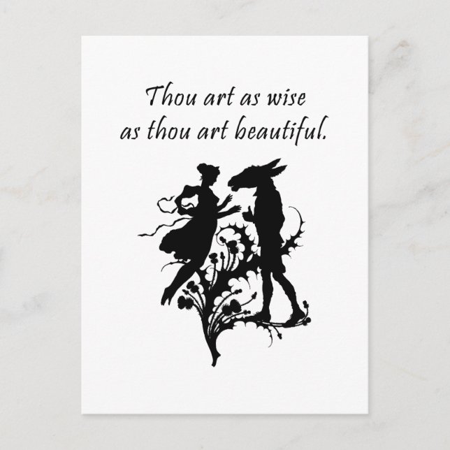 Postal Sueño del pleno verano (Anverso)