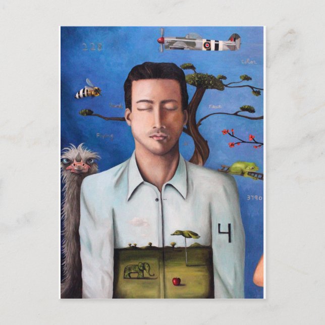 Postal Sueño dentro de un sueño 2 (Anverso)