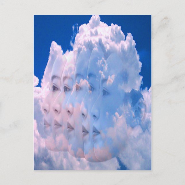 Postal Sueño en la nube (Anverso)