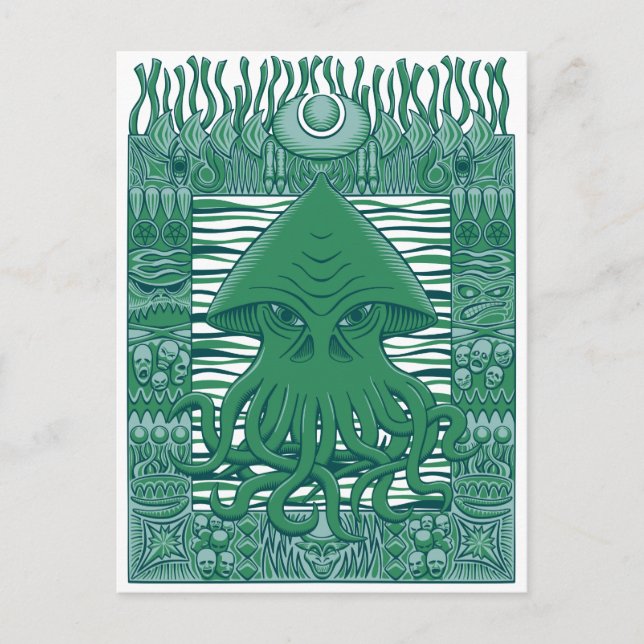 Postal Sueño en lo profundo (Anverso)