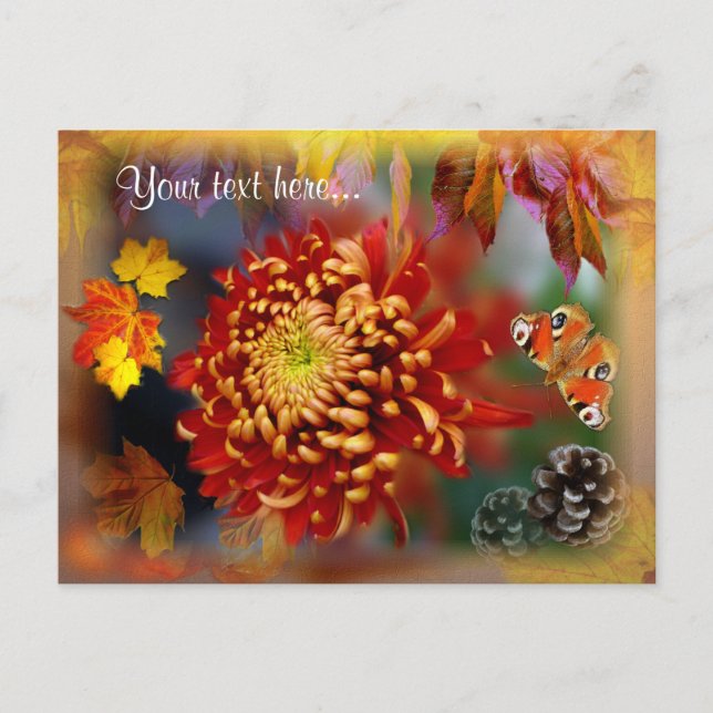 Postal Sueño otoñal ~ Postcard (Anverso)