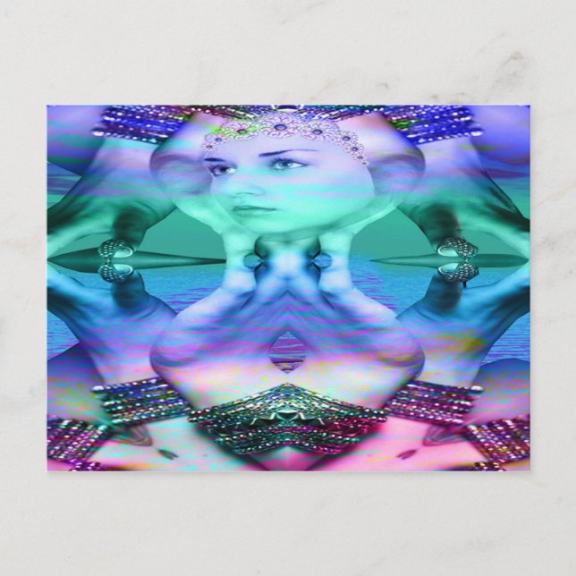 Postal Sueño reflexivo (Anverso)