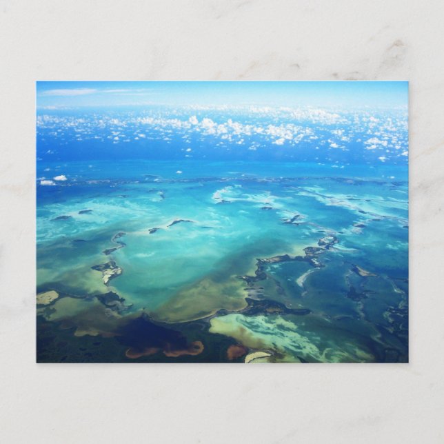 Postal Sueño turquesa - Cayos de Florida (Anverso)