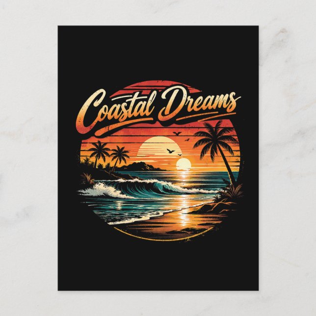 Postal Sueños Costeros (Anverso)