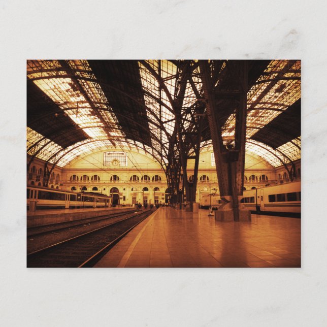 Postal Sueños de acero (Anverso)