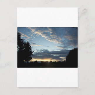 Postal Sueños de atardecer azules