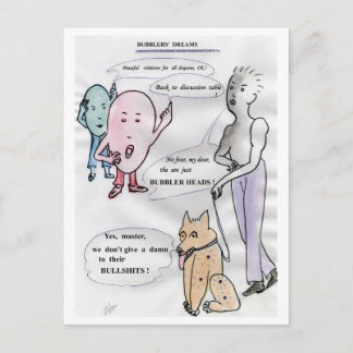 Postal sueños de bubbler