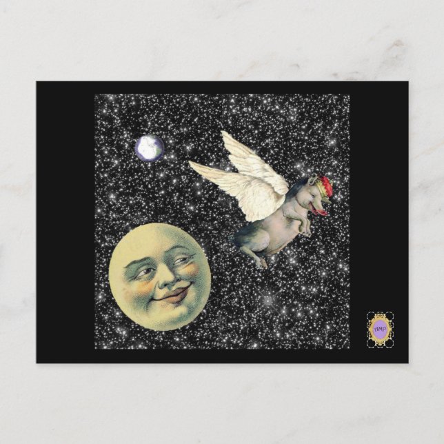 Postal Sueños de cerdo (Anverso)