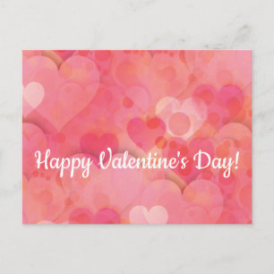 Postal Sueños de Corazón Rosa