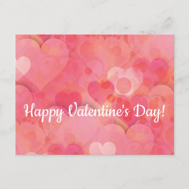 Postal Sueños de Corazón Rosa (Anverso)