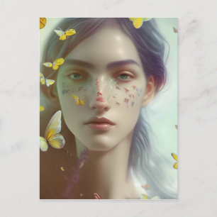 Postal Sueños de mariposa