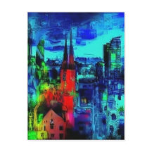 Sueños de noche urbana sinfonía cromática