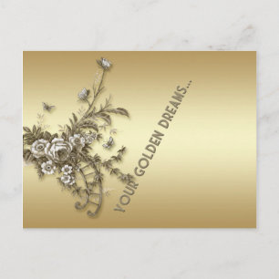 Postal Sueños de oro