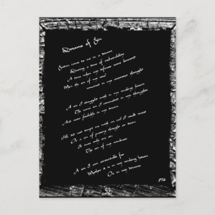 Postal Sueños de pecado