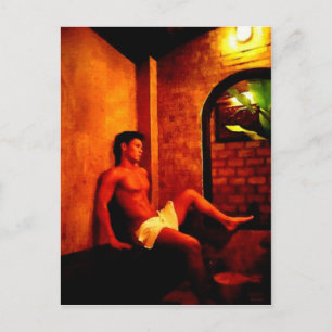 Postal Sueños de sauna asiáticos