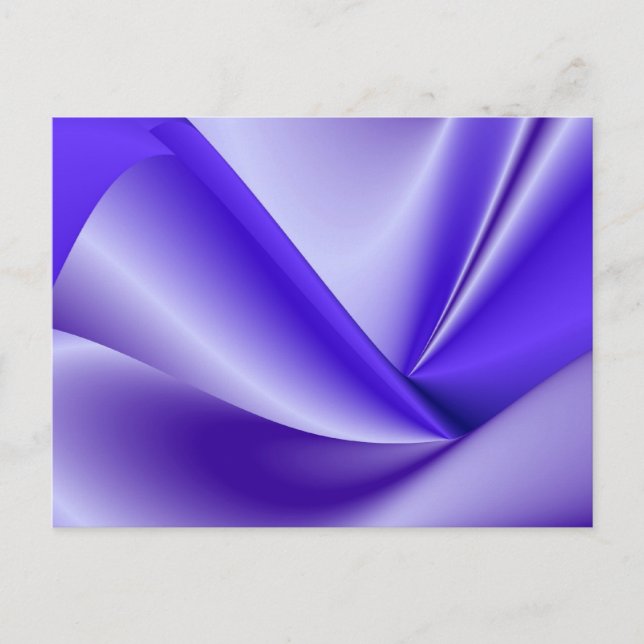 Postal Sueños del arcoiris de flores moradas (Anverso)
