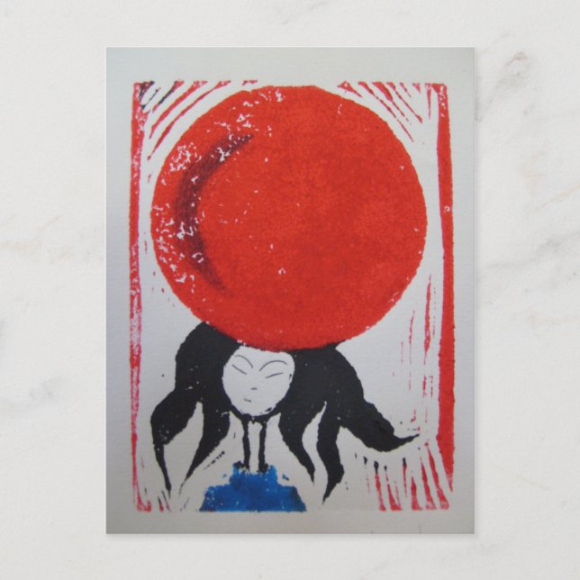 Postal Sueños japoneses (Anverso)