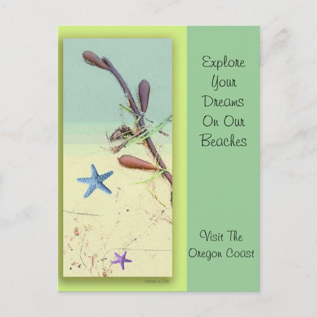 Postal Sueños oceánicos (Anverso)