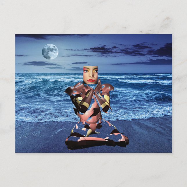 Postal Sueños surrealistas (Anverso)