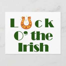 Postal Suerte para los irlandeses