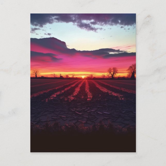 Postal Suffolk Sunset Before Dusk (Anverso)