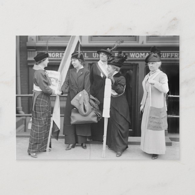 Postal Sufragetas espirituosas, 1914 (Anverso)