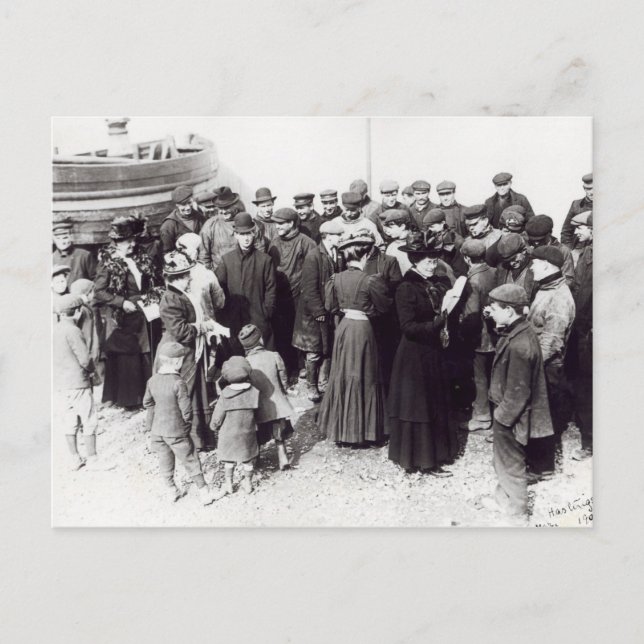 Postal Sufragettes in Hastings, 1908 (Anverso)