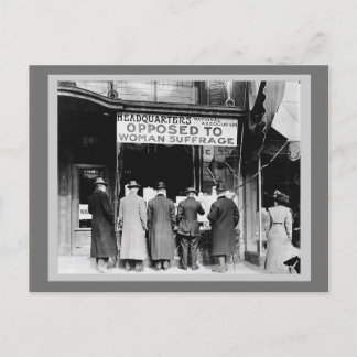 Postal Sufragio De Mujeres - Sede - Oposición A