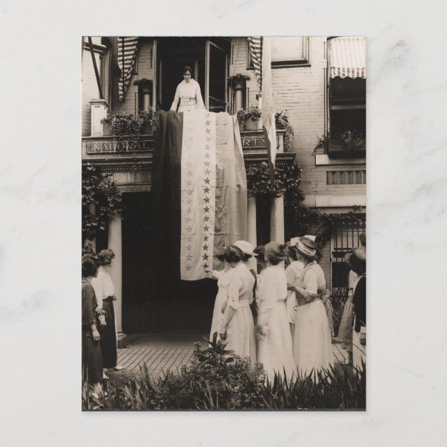 Postal Sufragistas celebran la ratificación de la 19ª enm (Anverso)