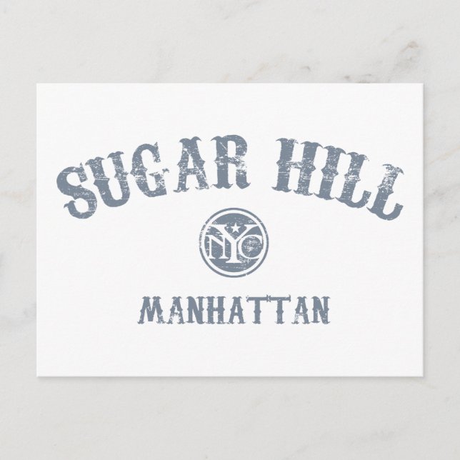 Postal Sugar Hill (Anverso)