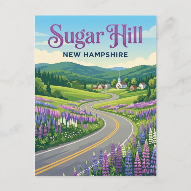 Postal Sugar Hill EE. UU. (Anverso)