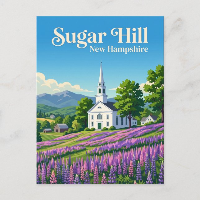 Postal Sugar Hill EE. UU. (Anverso)