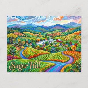Postal Sugar Hill, New Hampshire EE. UU.