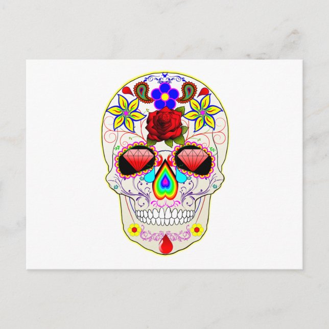 Postal Sugar Skull (Anverso)