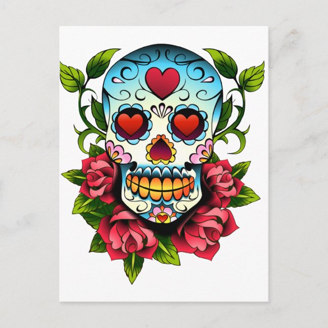 Postal Sugar Skull (Anverso)