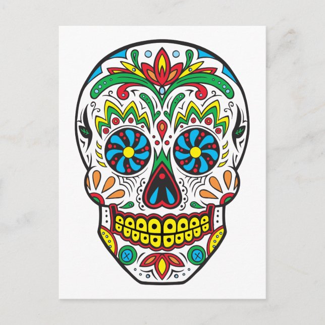 Postal Sugar Skull (Anverso)