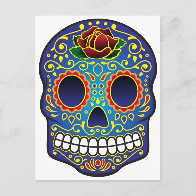 Postal Sugar Skull (Anverso)