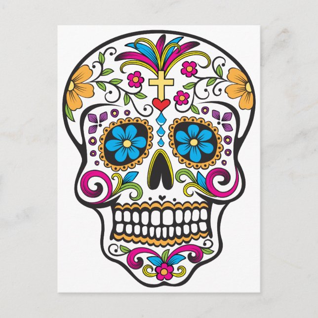 Postal Sugar Skull (Anverso)