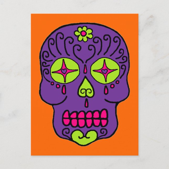Postal Sugar Skull (Anverso)