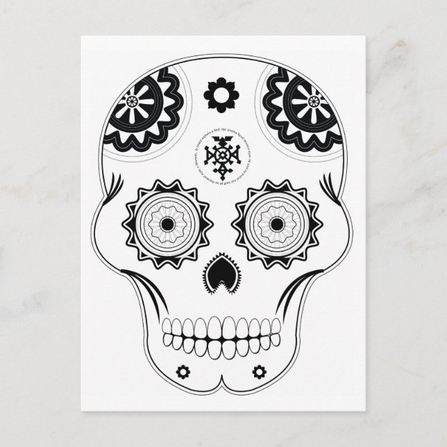 Postal Sugar Skull (Anverso)