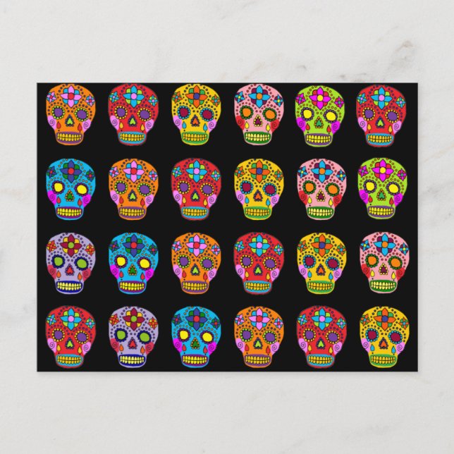 Postal Sugar Skull (Anverso)