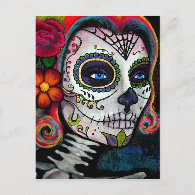 Postal Sugar Skull Candy (Anverso)