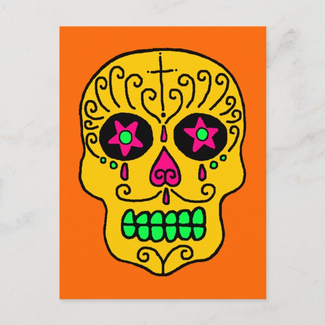 Postal Sugar Skull Man (Anverso)
