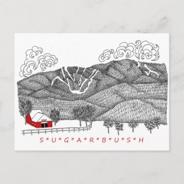 Postal Sugarbush Vermont (Anverso)
