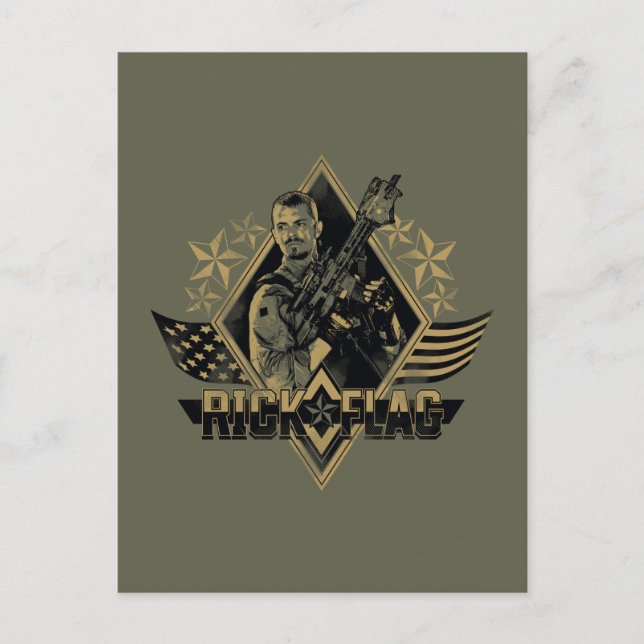 Postal Suicide Squad | Rick Flag Badge (Anverso)