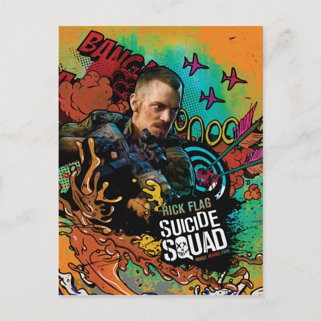 Postal Suicide Squad | Rick Flag Character Graffiti (Anverso)