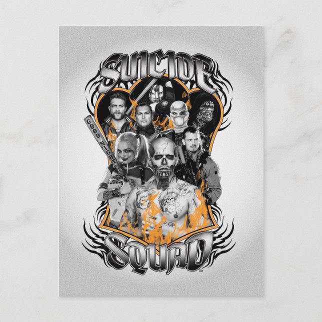 Postal Suicide Squad | Task Force X Tribal Tattoo (Anverso)